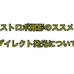 ストロボ撮影のススメ:ダイレクト撮影をやってみよう